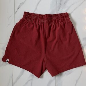 Five Dancewear Heathered Orange Airbrushed High Waist Shorts Size YXXL | PA